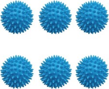 6x Blue Laundry Dryer Balls – Soft, Reusable, and Energy Efficient