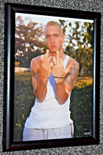 EMINEM band Framed A4 picture portrait Original promo ART poster
