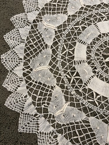 Hand crocheted butterfly - hand,