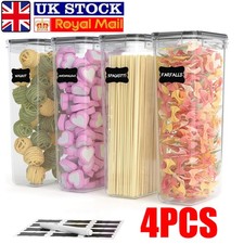 4pcs Pasta Airtight Plastic