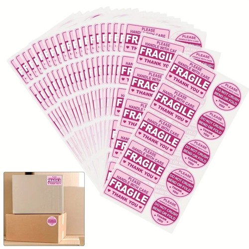 100pcs fragile stickers handle - fragile,
