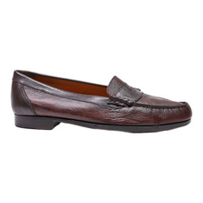 NUNN BUSH Loafer Shoes Brown Leather Mens UK 9