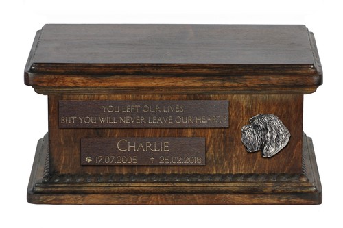Otterhound small urn with the - otterhound,
