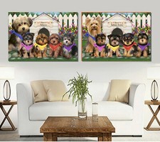 Spring Dog House canvas Wall