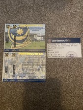 Portsmouth Charity Match Ticket Stubs
