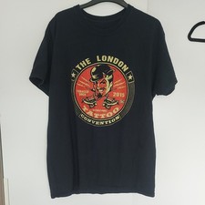 The London Tattoo Convention Black Tshirt, Mens Size Large