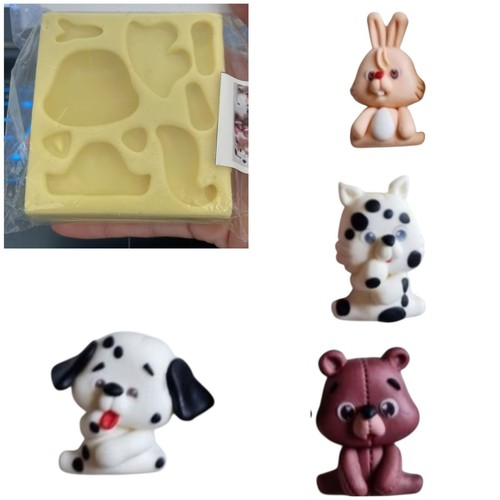 Silicone mould animals - 3d, 3