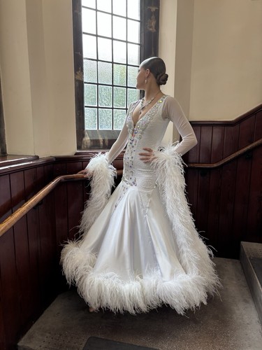 White ballroom dress size - dress, 6