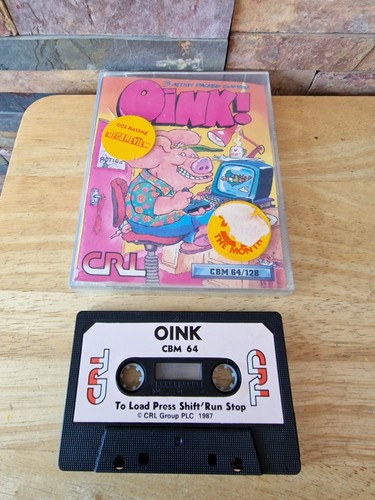 Oink videogame commodore - videogame, /