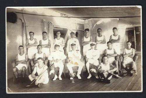 Rppc hms berwick 1931 - (a929),