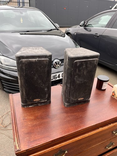 Pair very grubby tannoy - very,
