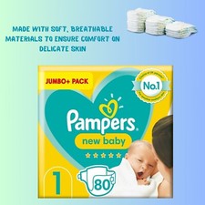 Nappies Pampers New Born Size 1 , Pack of 80