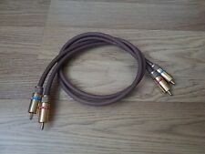 VAN DEN HUL M.C. D 300 MK III Hybrid 2 x 60 cm AUDIO INTERCONNECT CABLE PAIR 