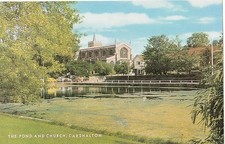Surrey the pond church - pond, &