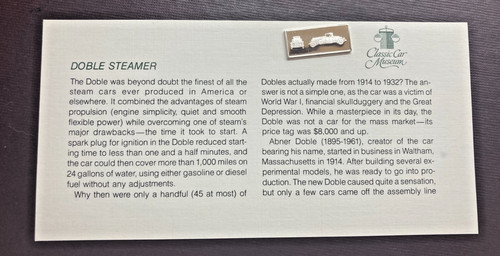 1981 franklin mint classic - classic, car