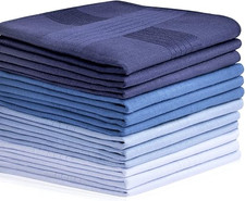 Men'S Handkerchiefs, 12 Pack
