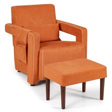 Single Sofa Chair with Ottoman