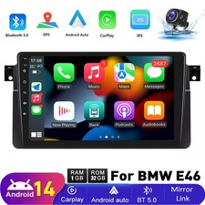 Android 14 Car Stereo Radio For BMW 3-series E46 1998-2006 Carplay GPS Navi 32GB