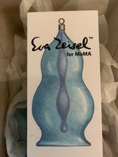 Eva Zeisel Blue Glass Ornament