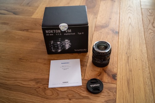 Voigtlander 28mm vm - voigtlander, f1.5