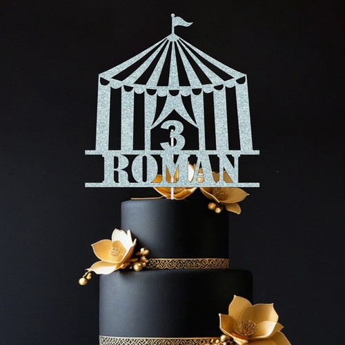 Custom circus tent - tent, cake