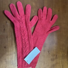 Johnstons Of Elgin Pink Cashmere Gloves BNWT