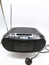 Sony CFD-S50 CD Player Cassette Recorder AM/FM Radio Portable Stereo Boombox