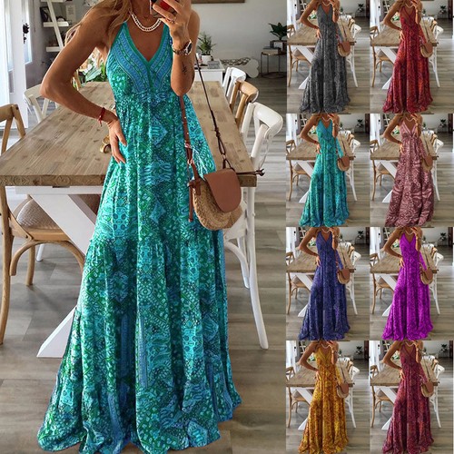 Boho ladies summer maxi - boho,