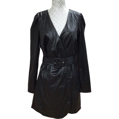 Zara black faux - black, leather