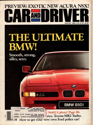 Car driver august 1990 - driver,