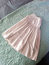 Antique Baby/Doll Undergarment Chemise Cotton/Linen Drawstring Waist 20" Long