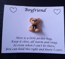 Boyfriend Thoughtful Gift - Bear Pocket Hug