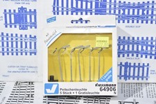 Viessmann N Gauge - Whip Street Light (5), White LED, 54mm Ref 64906