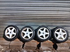 MINI HATCH ONE R50 2005 ALLOY WHEELS SET OF 4 WHITE 195/55/16 6 1/2JX16