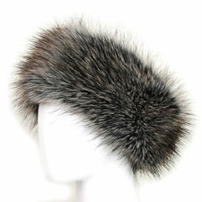 Premium Quality thick fluffy Faux Fur head band winter headbands ski