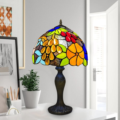 Tiffany style table - tiffany, lamp