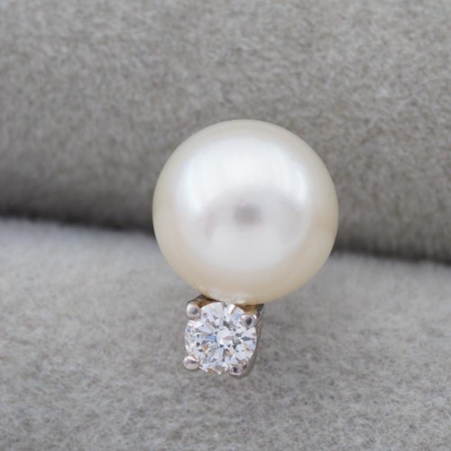 Tiffany pearl earrings 18k - earrings,