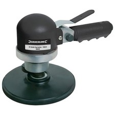 Silverline Heavy Duty 6" 150MM Air Orbital Sander Dual Action Sander Polisher