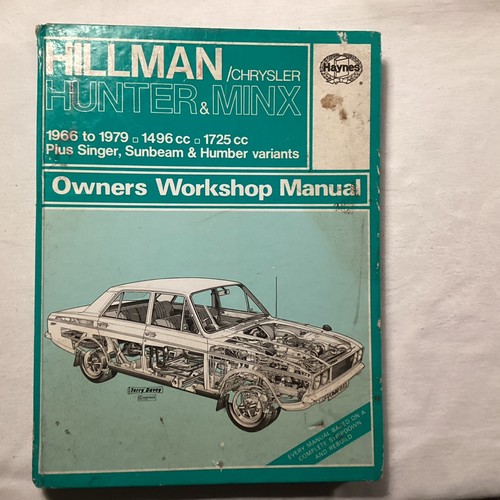 Haynes manual hillman chrysler - manual, hillman/chrysler