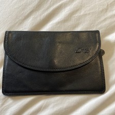 ENNY ICONIC BLACK SOFT LEATHER PURSE NEW 