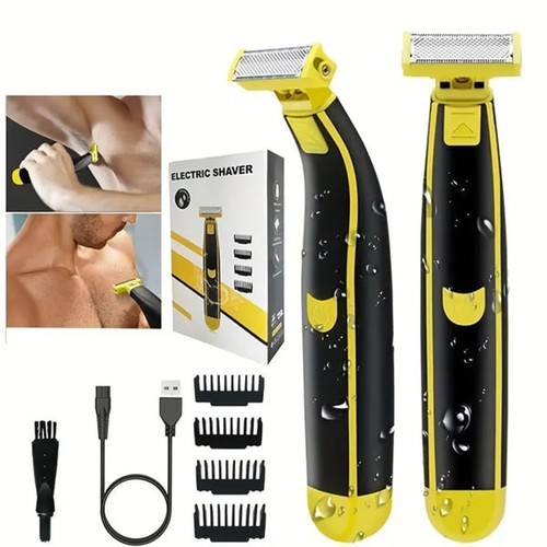 Wet and dry electric - and, shaver