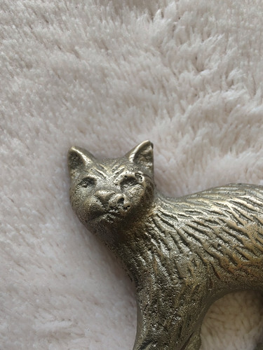 Vintage miniature solid brass - vintage,