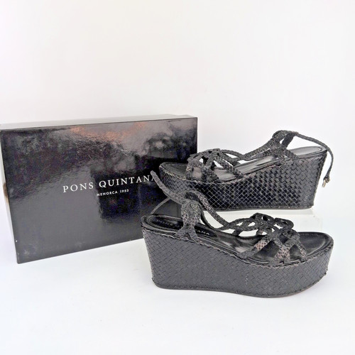Pons quintana black leather - pons,