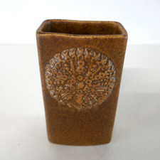 Small Mid Century Cornish Stoneware Studio Pottery vase.