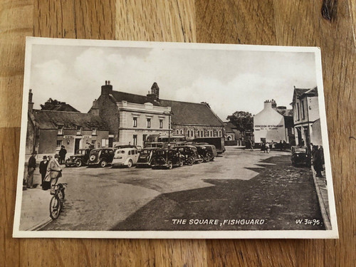 Vintage postcard the square - vintage,