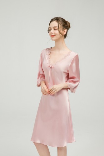 Pure mulberry silk pyjama - mulberry,