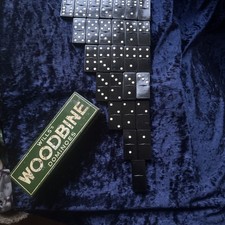 Vintage Woodbine Dominoes Set