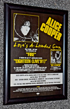 ALICE COOPER band FRAMED A4