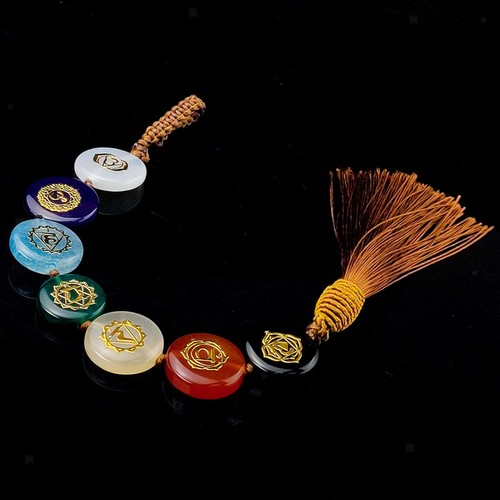 Chakra natural agate - 7,