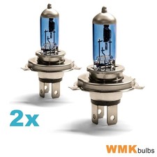 Low, High Beam H4 +50% Xenon headlight Bulbs for Daewoo Matiz 1998-2005